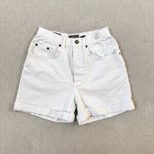 Vintage Express White Denim Shorts